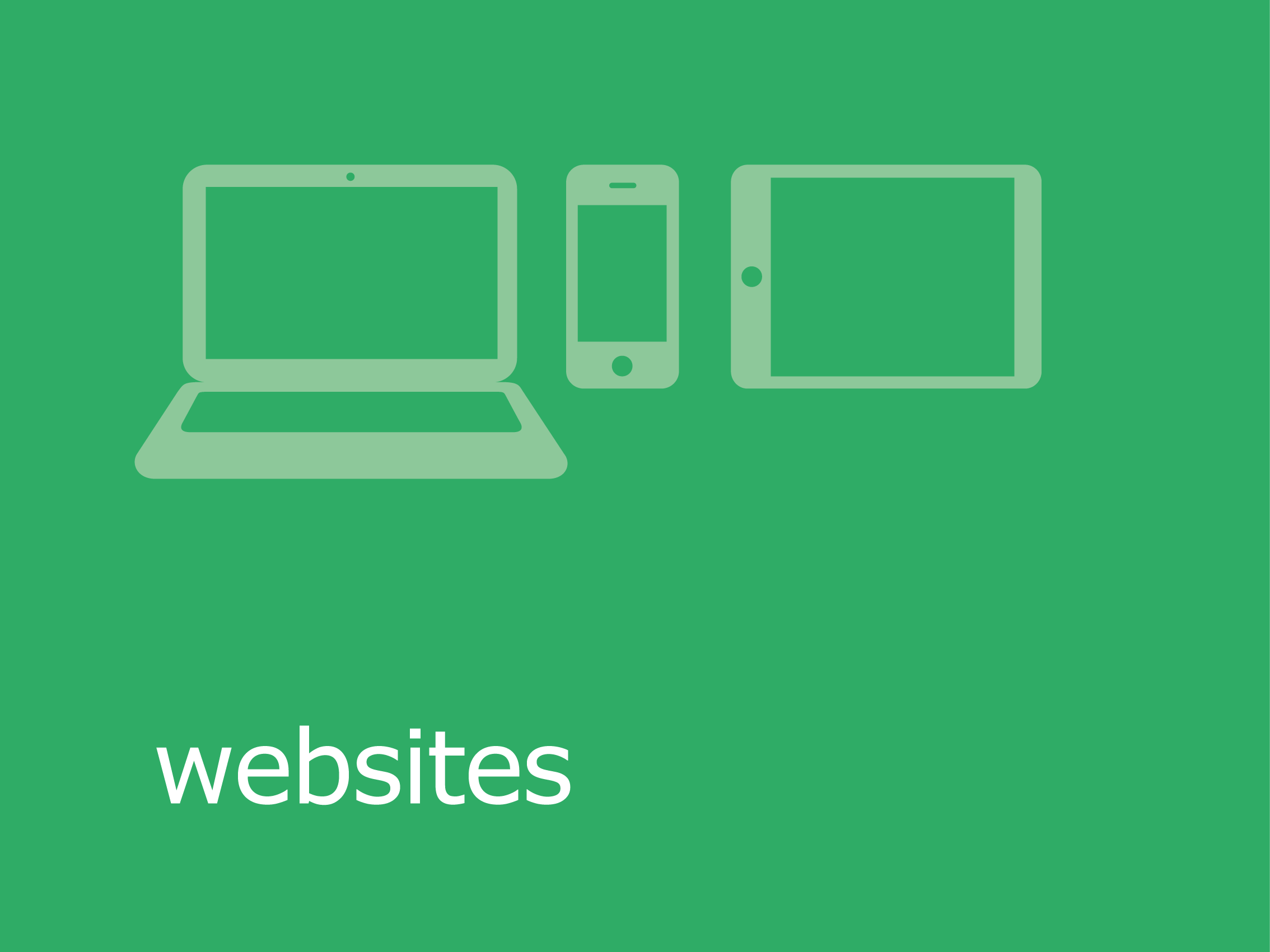 'Websites' With the internet continually evolving, good website design and development has never been more important.As designers and developers we see not only the importance of getting your message across but also the structure to give full value for your visitors experience, whether being viewed on a laptop or a mobile device. If you’re looking for a new website or to revamp an existing site, we’re here to work with you to create the website that meets your needs.
                        
OUR SERVICES INCLUDE

Responsive Websites for all devices.

CMS and managed content management.

SSL Secure website build, members area and log-in functionality.

eCommerce Websites.

Database building.

Social media blog support. 

Email marketing including design and supply of  ehots, newsletters and  bespoke campaigns.